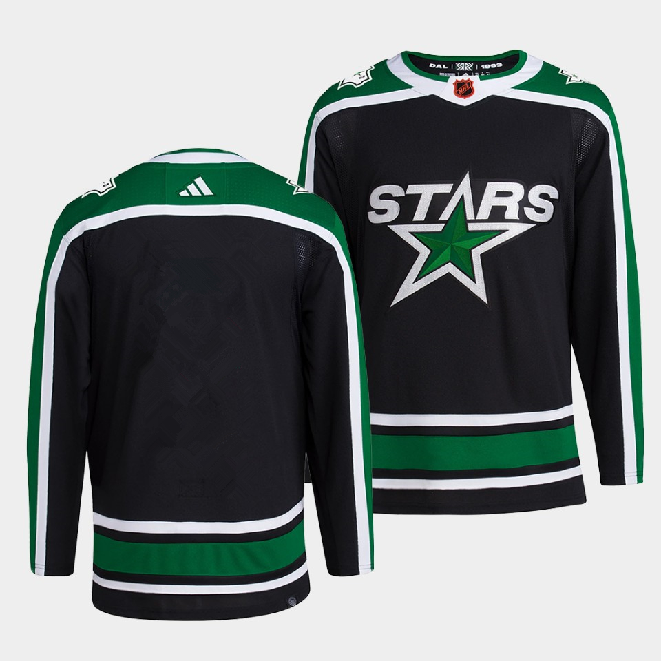 Dallas Stars Team 2022 Reverse Retro Black Jersey Dallas Stars Team 2022 Reverse Retro Black Jersey