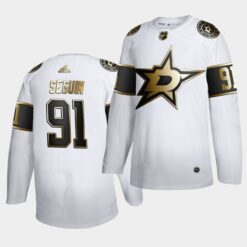 Dallas Stars Tyler Seguin Golden Edition White Jersey