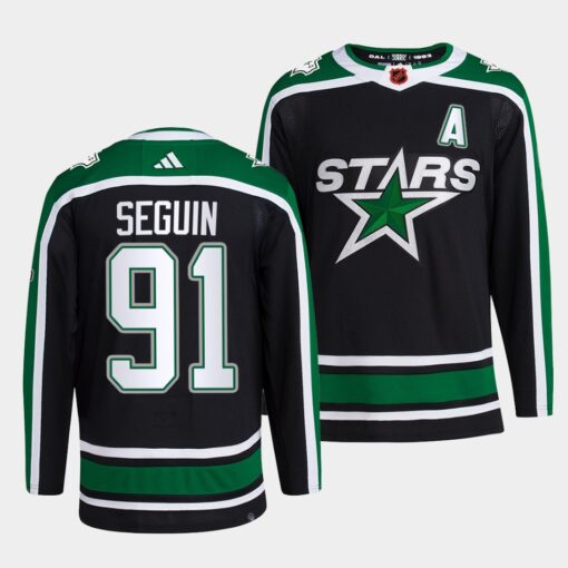 Dallas Stars Tyler Seguin Reverse Black Jersey