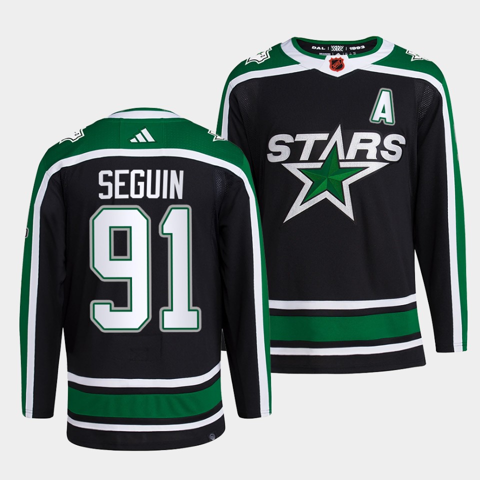 Dallas Stars Tyler Seguin Reverse Black Jersey Dallas Stars Tyler Seguin Reverse Black Jersey