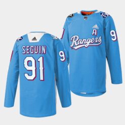 Dallas Stars Tyler Seguin Texas Rangers Night Blue Jersey