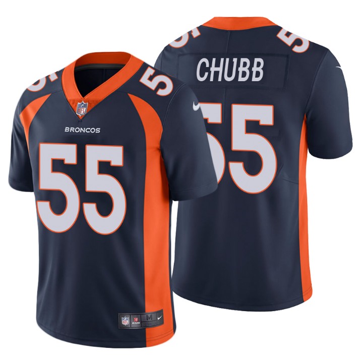 Denver Broncos Bradley Chubb Navy Limited Jersey Denver Broncos Bradley Chubb Navy Limited Jersey
