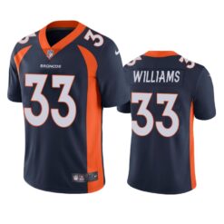Denver Broncos Javonte Williams Navy Limited Jersey