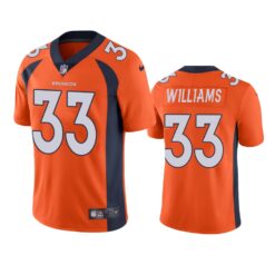 Denver Broncos Javonte Williams Orange Limited Jersey