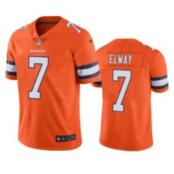 Denver Broncos John Elway Orange Color Rush Limited Jersey