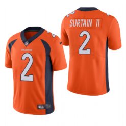 Denver Broncos Pat Surtain II Orange Limited Jersey