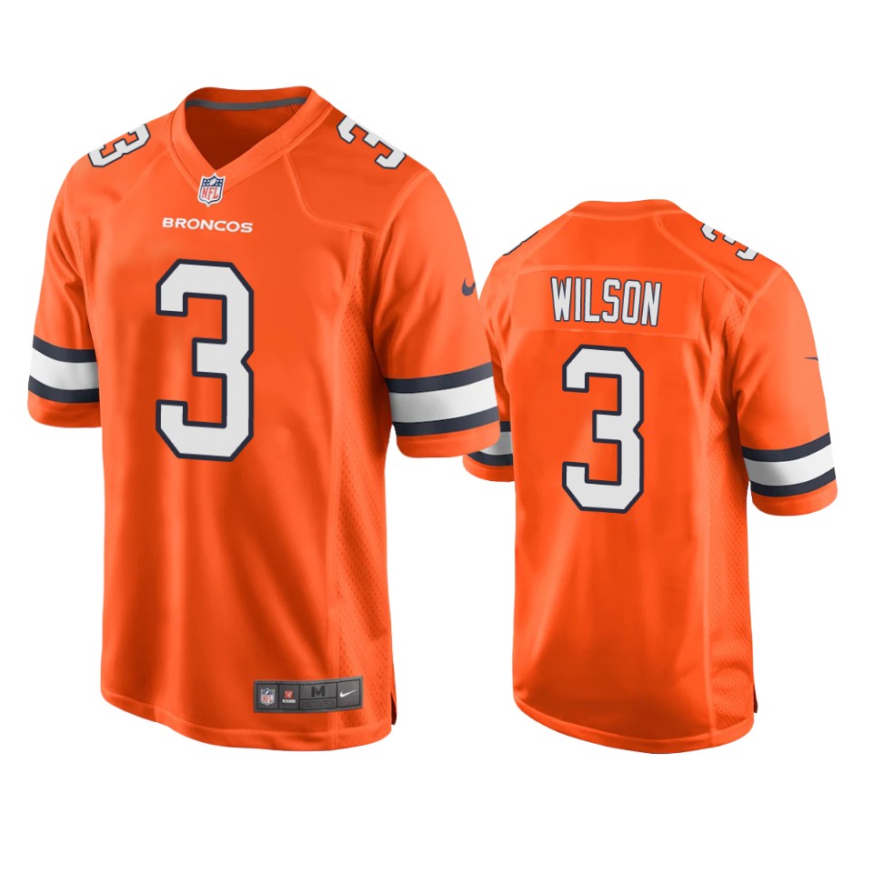 Denver Broncos Russell Wilson Orange Color Rush Limited Jersey Denver Broncos Russell Wilson Orange Color Rush Limited Jersey