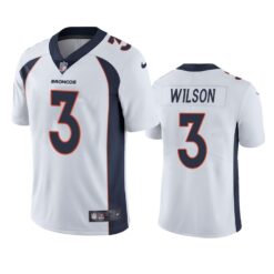 Denver Broncos Russell Wilson White Limited Jersey