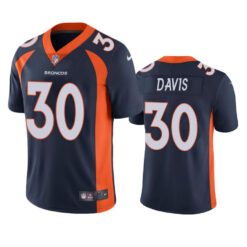 Denver Broncos Terrell Davis Navy Limited Jersey