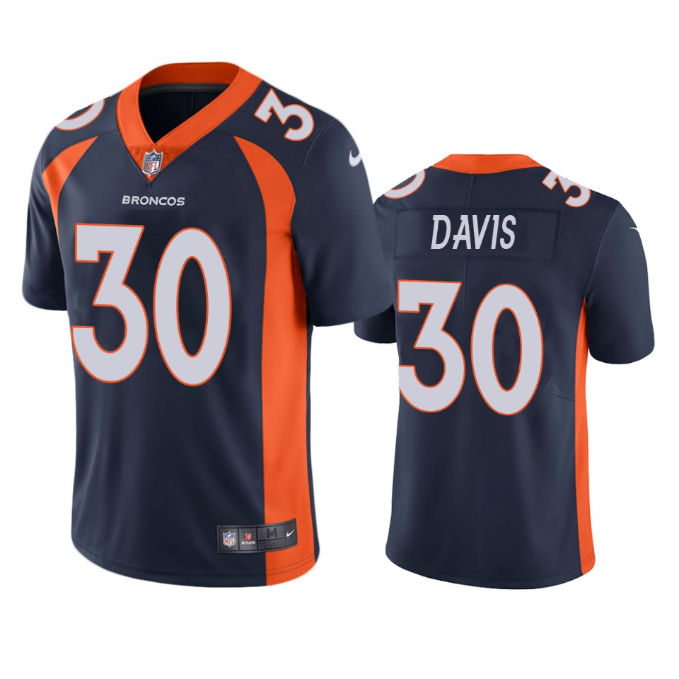Denver Broncos Terrell Davis Navy Limited Jersey Denver Broncos Terrell Davis Navy Limited Jersey