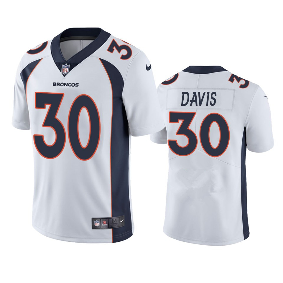 Denver Broncos Terrell Davis White Limited Jersey Denver Broncos Terrell Davis White Limited Jersey