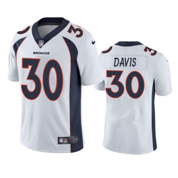 Denver Broncos Terrell Davis White Limited Jersey Denver Broncos Terrell Davis White Limited Jersey