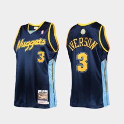 Denver Nuggets Allen Iverson Navy 2006-07 Throwback Jersey