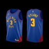 Denver Nuggets Allen Iverson White 1991 1992 Throwback Jersey
