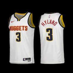 Denver Nuggets Bones Hyland 2022-23 White Association Edition Jersey