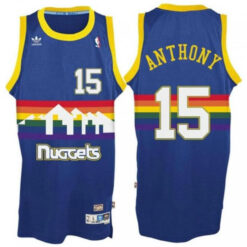 Denver Nuggets Carmelo Anthony Royal Throwback Jersey