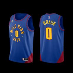 Denver Nuggets Christian Braun 2022-23 Statement Edition Mile High City Jersey Blue