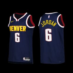 Denver Nuggets DeAndre Jordan 2022-23 Icon Edition Jersey Navy