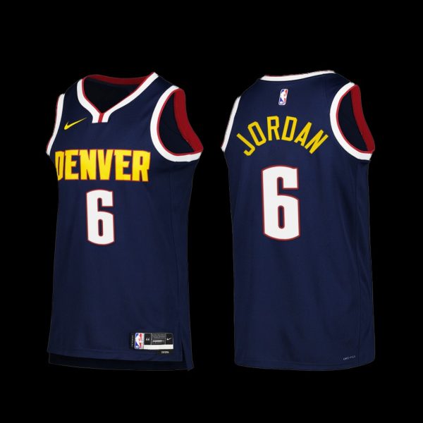 Denver Nuggets DeAndre Jordan 2022-23 Icon Edition Jersey Navy Denver Nuggets DeAndre Jordan 2022-23 Icon Edition Jersey Navy