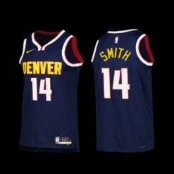 Denver Nuggets Ish Smith 2022-23 Icon Edition Jersey Navy