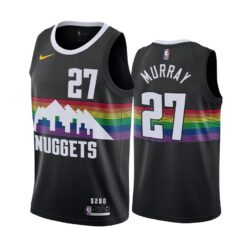 Denver Nuggets Jamal Murray 2020 Black City Jersey