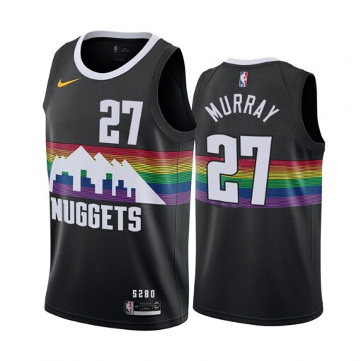 Denver Nuggets Jamal Murray 2020 Black City Jersey