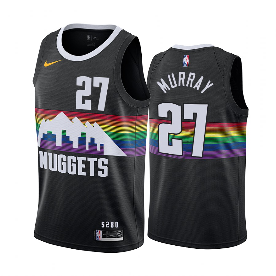 Denver Nuggets Jamal Murray 2020 Black City Jersey Denver Nuggets Jamal Murray 2020 Black City Jersey
