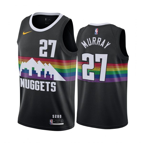 Denver Nuggets Jamal Murray 2020 Black City Jersey Denver Nuggets Jamal Murray 2020 Black City Jersey