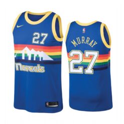 Denver Nuggets Jamal Murray 2020 Blue Classics Jersey