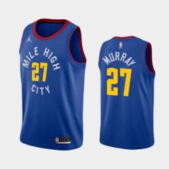 Denver Nuggets Jamal Murray 2021 Blue Statement Jersey