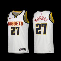 Denver Nuggets Jamal Murray 2022-23 White Association Edition Jersey