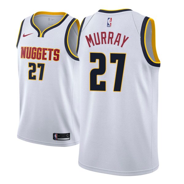 Denver Nuggets Jamal Murray White Association Jersey Denver Nuggets Jamal Murray White Association Jersey