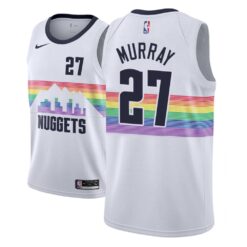 Denver Nuggets Jamal Murray White City Edition Jersey