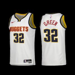 Denver Nuggets Jeff Green 2022-23 White Association Edition Jersey