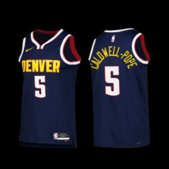 Denver Nuggets Kentavious Caldwell-Pope 2022-23 Icon Edition Jersey Navy