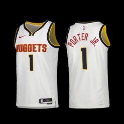 Denver Nuggets Michael Porter Jr. 2022-23 White Association Edition Jersey