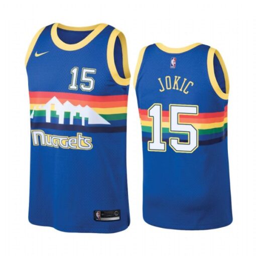 Denver Nuggets Nikola Jokic 2020 Blue Classic Jersey