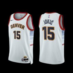 Denver Nuggets Nikola Jokic 2022-23 City Edition Jersey Sliver