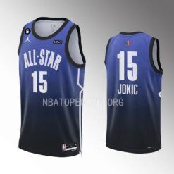 Denver Nuggets Nikola Jokic 2023 NBA All-Star Blue Jersey