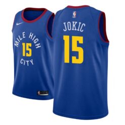 Denver Nuggets Nikola Jokic Blue Statement Jersey