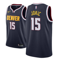 Denver Nuggets Nikola Jokic Navy Icon Jersey
