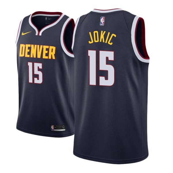 Denver Nuggets Nikola Jokic Navy Icon Jersey Denver Nuggets Nikola Jokic Navy Icon Jersey