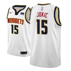 Denver Nuggets Nikola Jokic White Association Jersey