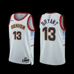 Denver Nuggets Thomas Bryant 2022-23 White City Edition Jersey