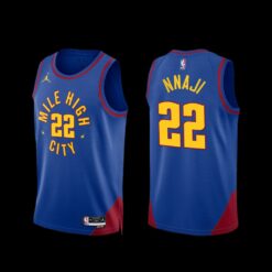 Denver Nuggets Zeke Nnaji 2022-23 Statement Edition Mile High City Jersey Blue