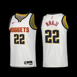 Denver Nuggets Zeke Nnaji 2022-23 White Association Edition Jersey