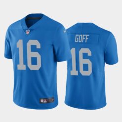 Detroit Lions Jared Goff Blue Throwback Limited Jersey