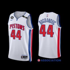 Detroit Pistons Bojan Bogdanovic 2022-23 Association Edition Jersey White