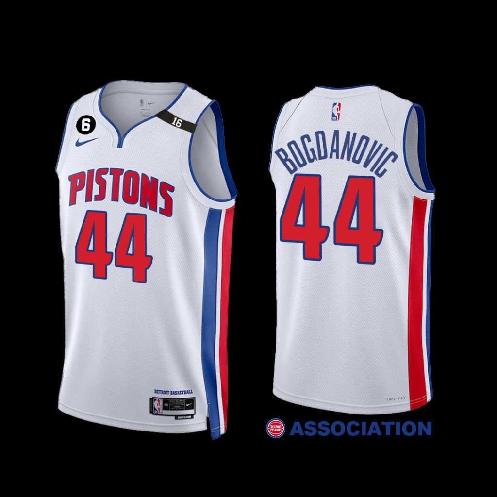Detroit Pistons Bojan Bogdanovic 2022-23 Association Edition Jersey White Detroit Pistons Bojan Bogdanovic 2022-23 Association Edition Jersey White