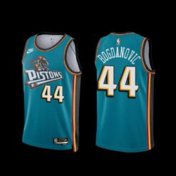 Detroit Pistons Bojan Bogdanovic 2022-23 Teal Classic Edition Jersey